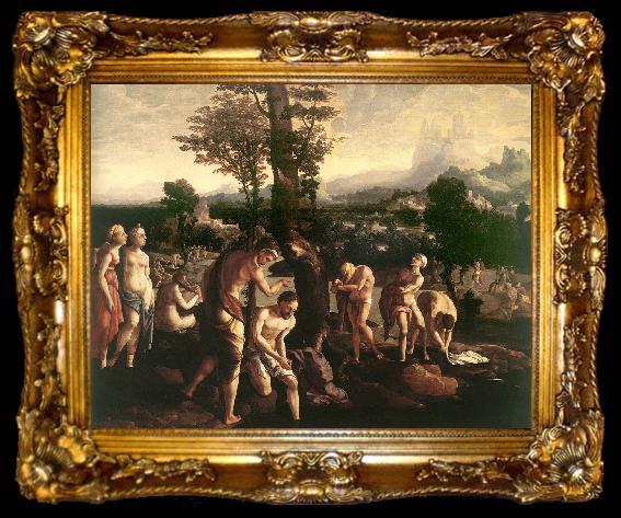 framed  SCOREL, Jan van The Baptism of Christ sag, ta009-2